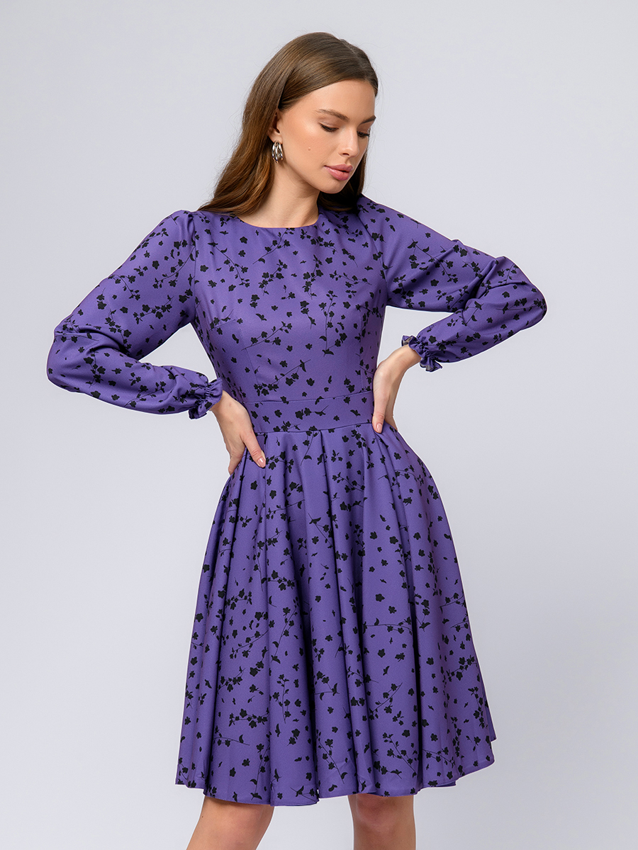 Платье женское 1001dress 101001 фиолетовое 50