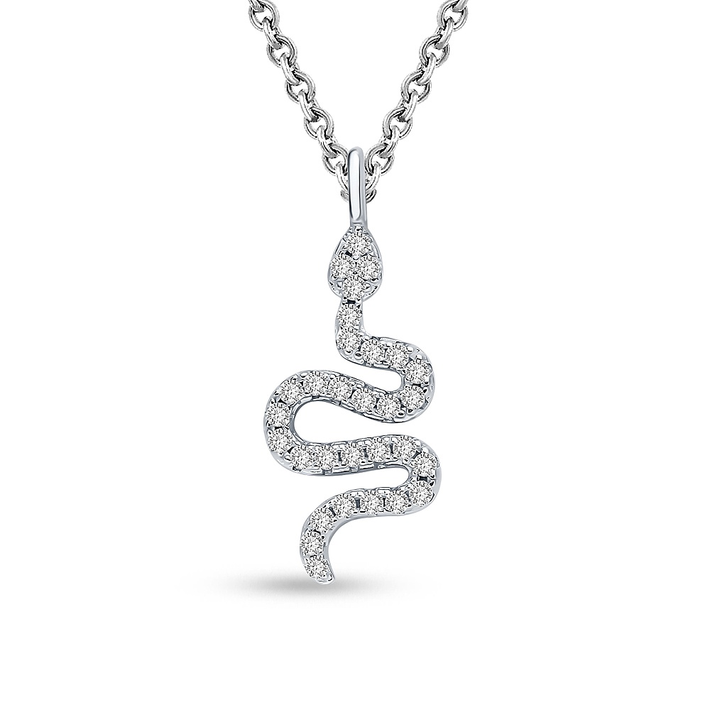 

Кулон из серебра с фианитом 585Gold 703005907, 703005907