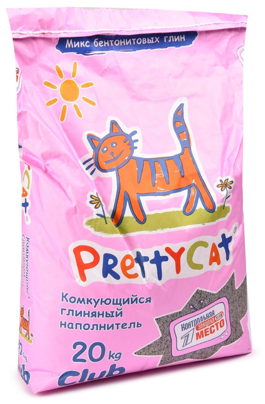 Комкующийся наполнитель PrettyCat Euro Mix бентонитовый, 20 кг