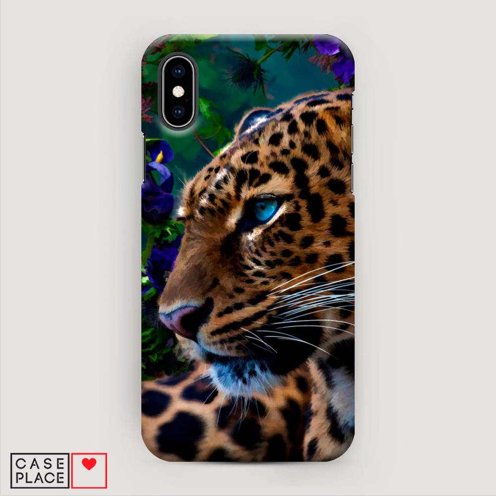 

Пластиковый чехол "Хищный взгляд" на Apple iPhone XS (10S), 11820-1