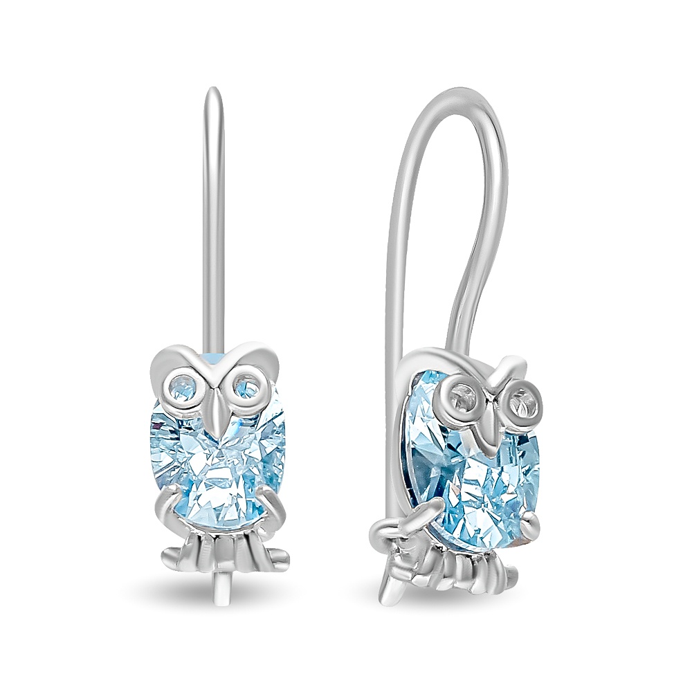 

Серьги из серебра 585Gold 902000533, фианит, 902000533