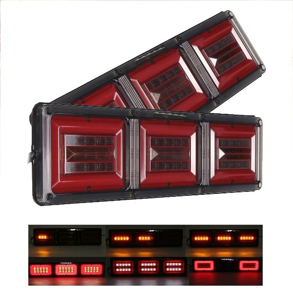 

Фонари АвтоМаяк задние светодиодные, универсальные 12-24V к-т