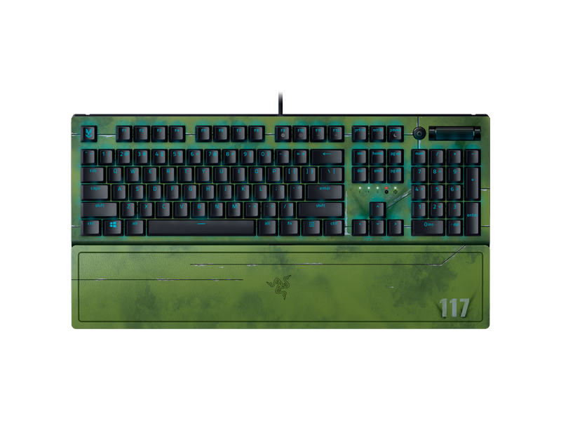 

Игровая клавиатура Razer BlackWidow V3, Halo Infinite (Green Switch), Razer BlackWidow V3 - Halo Infinite