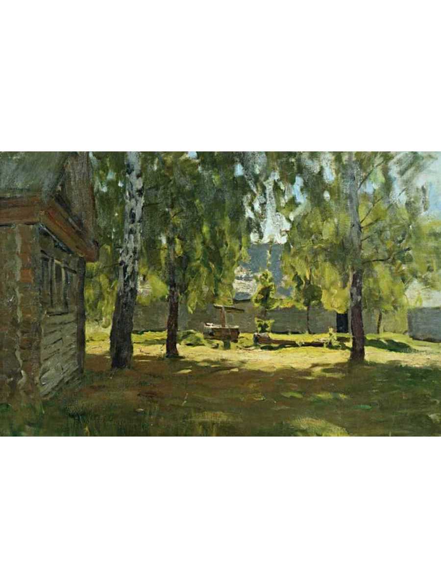 

Постер DRABS A3 Левитан Исаак Ильич Солнечный день У избы. Солнечный день