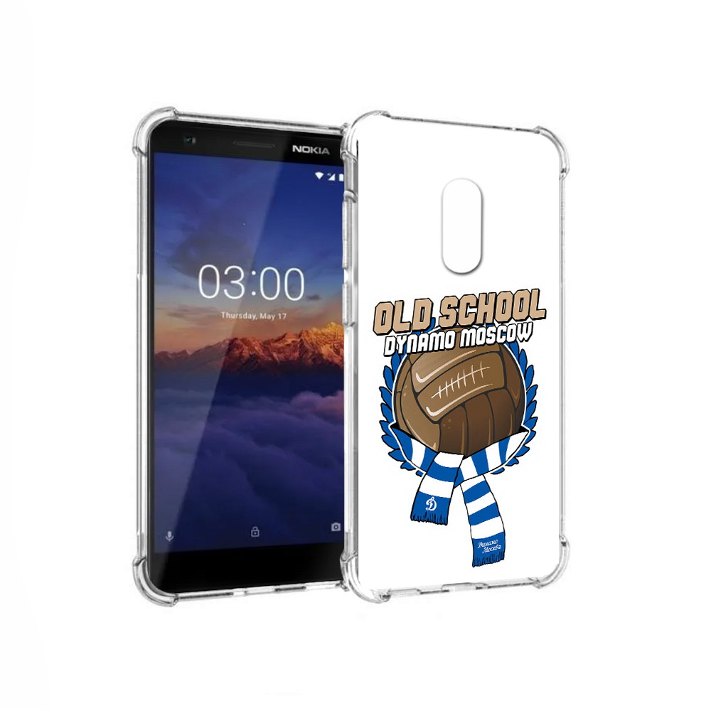 

Чехол MyPads Tocco для Nokia 3.1 ФК Динамо олд скул (PT114125.119.176), Прозрачный, Tocco