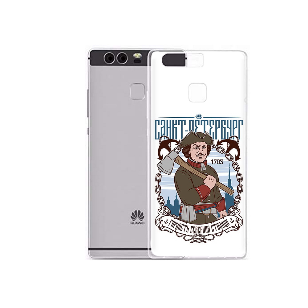 

Чехол MyPads Tocco для Huawei P9 Plus Петр первый (PT31455.54.134), Прозрачный, Tocco