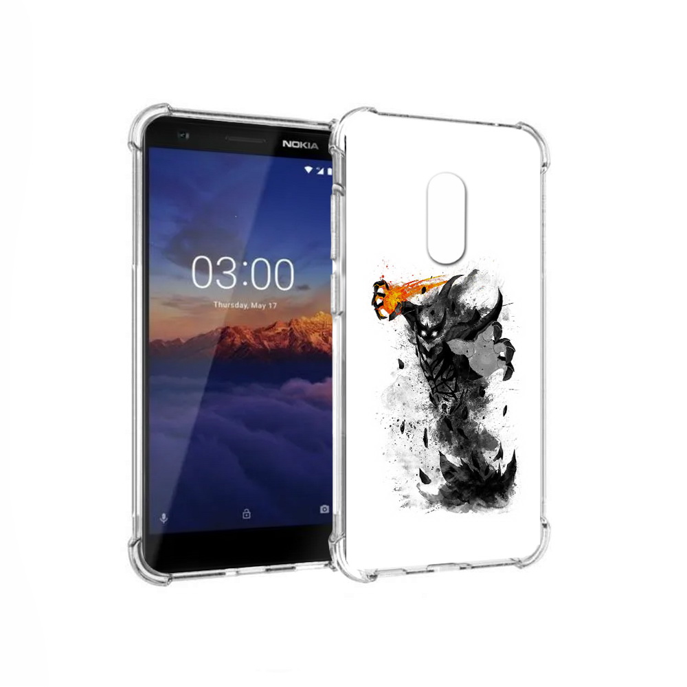 

Чехол MyPads Tocco для Nokia 3.1 nevermore черно белый (PT114125.119.21), Прозрачный, Tocco
