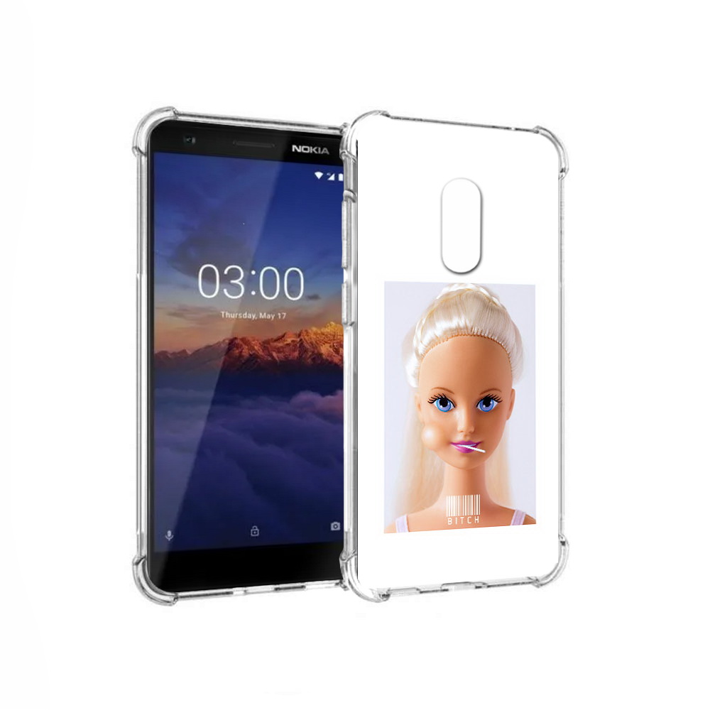 

Чехол MyPads Tocco для Nokia 3.1 барби (PT114125.119.226), Прозрачный, Tocco