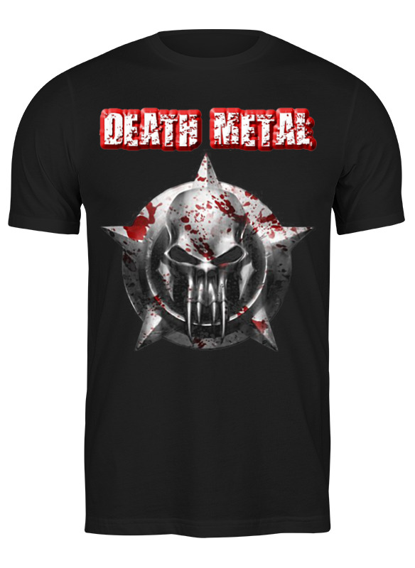 

Футболка мужская Printio Death metal черная S, Черный, Death metal