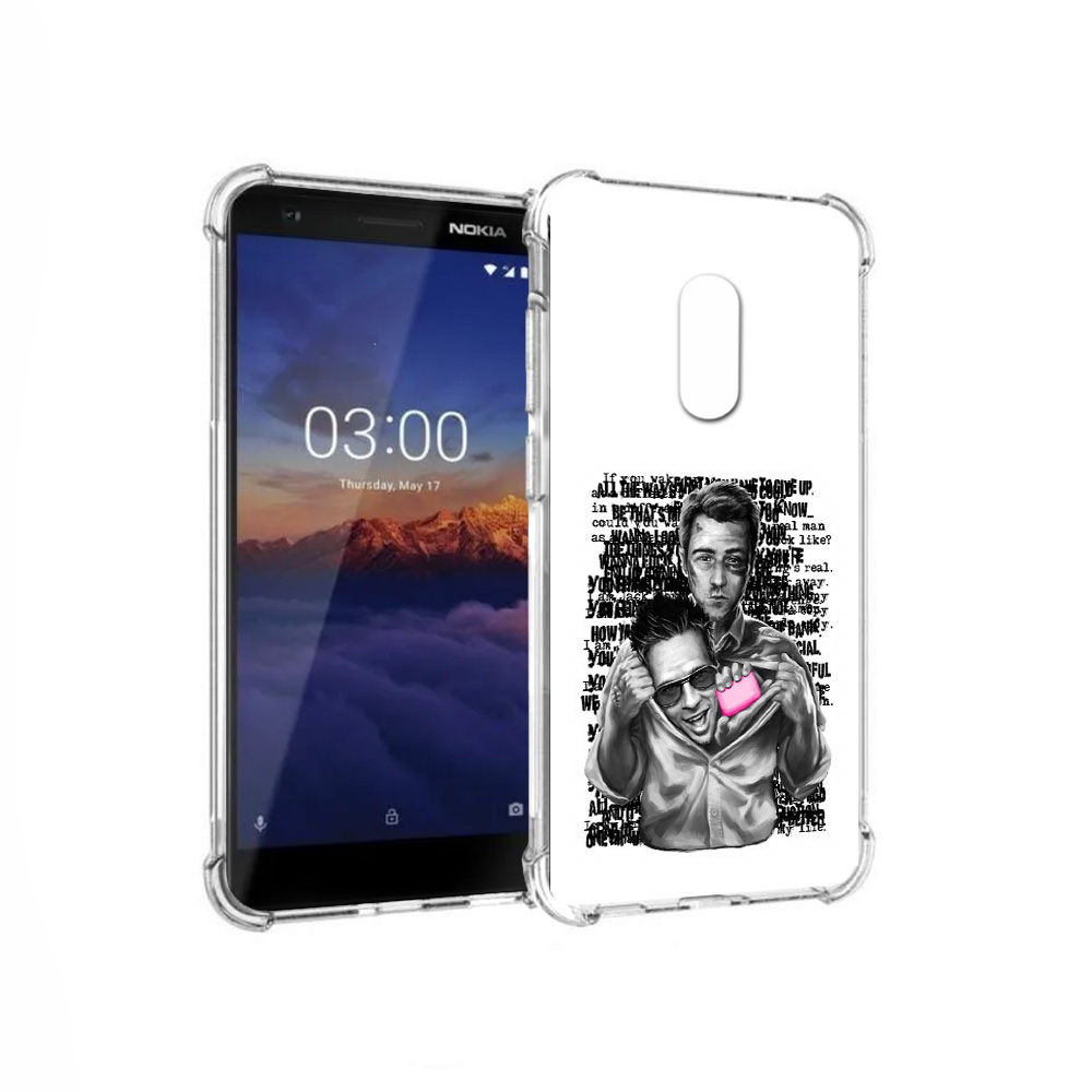 

Чехол MyPads Tocco для Nokia 3.1 бойцовский клуб (PT114125.119.242), Прозрачный, Tocco