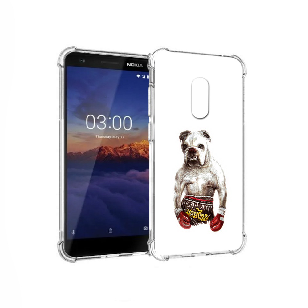 

Чехол MyPads Tocco для Nokia 3.1 боксер (PT114125.119.243), Прозрачный, Tocco