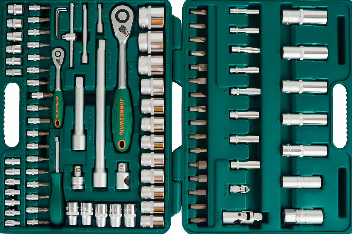 Jonnesway S04H52494S Набор инструмента, 94 предмета