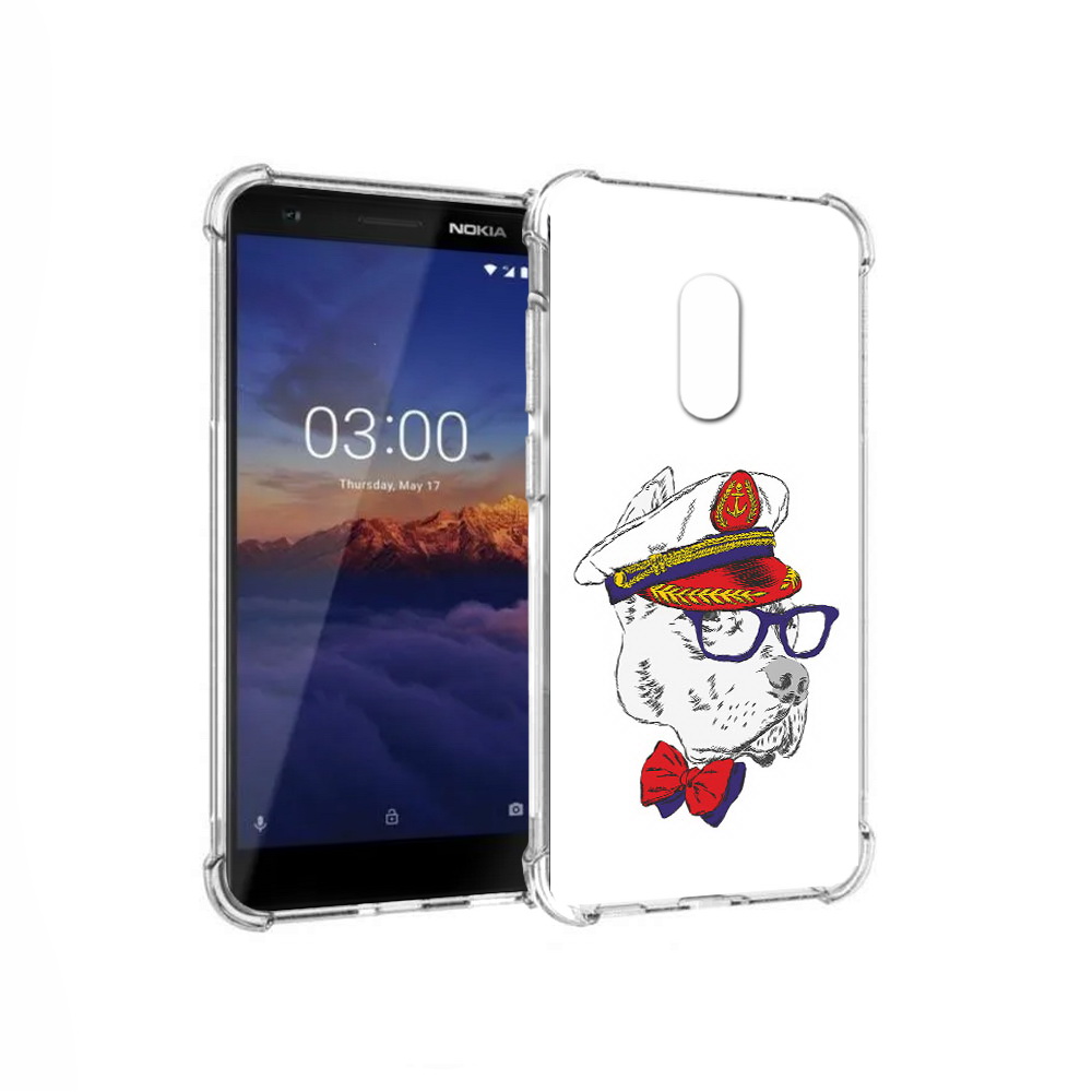 

Чехол MyPads Tocco для Nokia 3.1 бульдог (PT114125.119.251), Прозрачный, Tocco