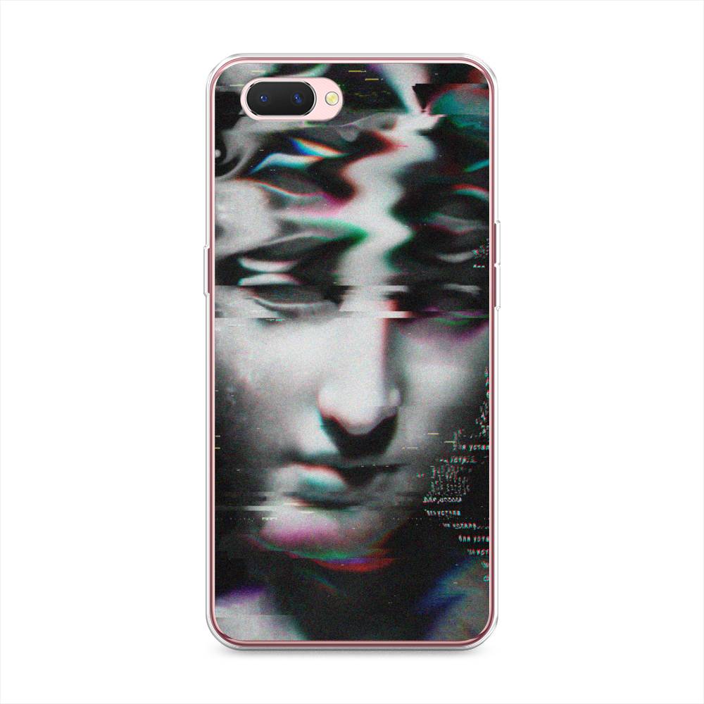 

Чехол Awog на Oppo A3s "Glitch Art", Разноцветный, 252050-9