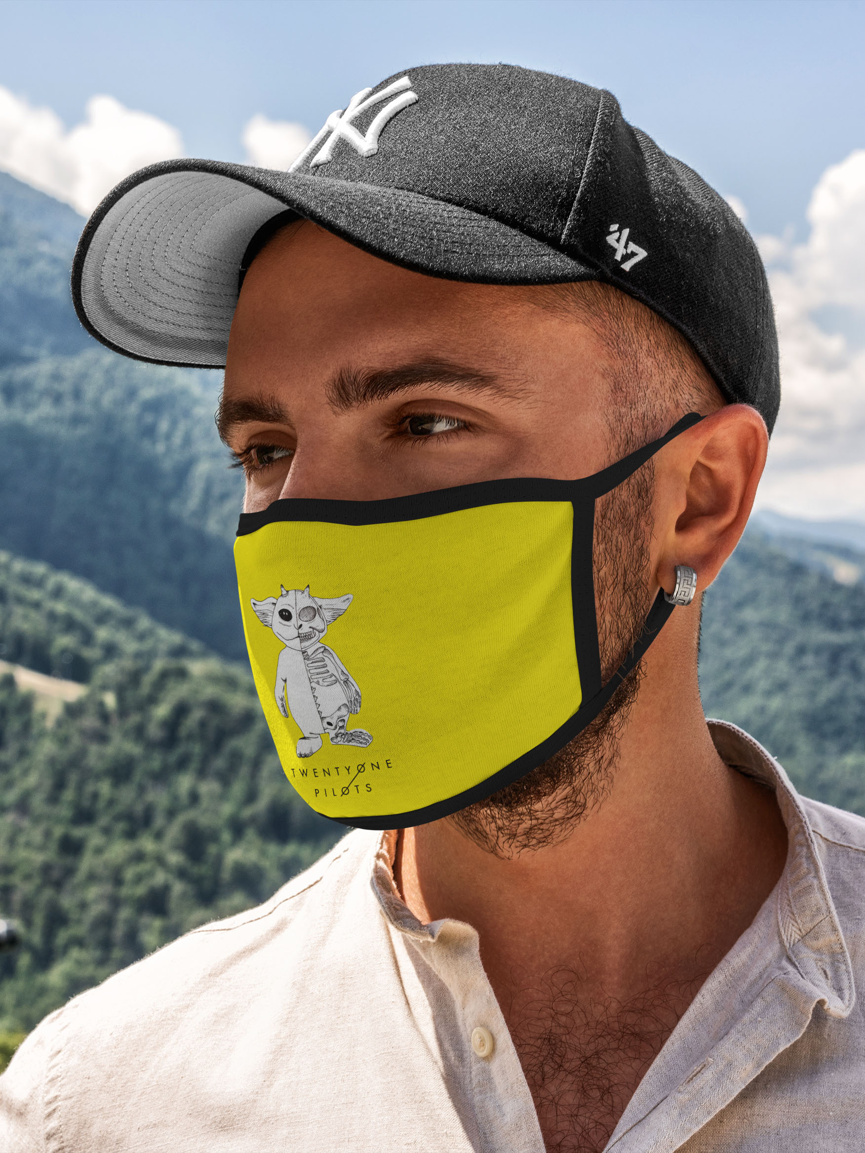

Многоразовая маска унисекс Burnettie Twenty One Pilots, Разноцветный, Twenty One Pilots