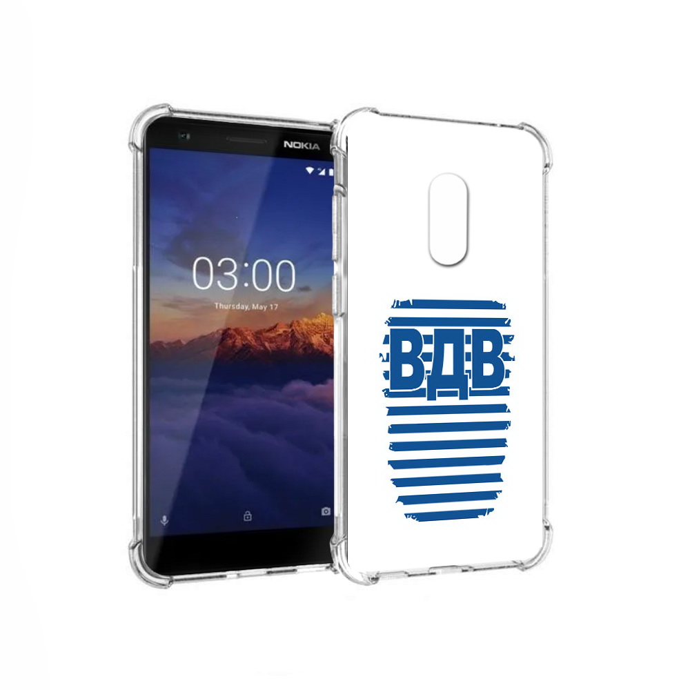 

Чехол MyPads Tocco для Nokia 3.1 вдв2 (PT114125.119.259), Прозрачный, Tocco