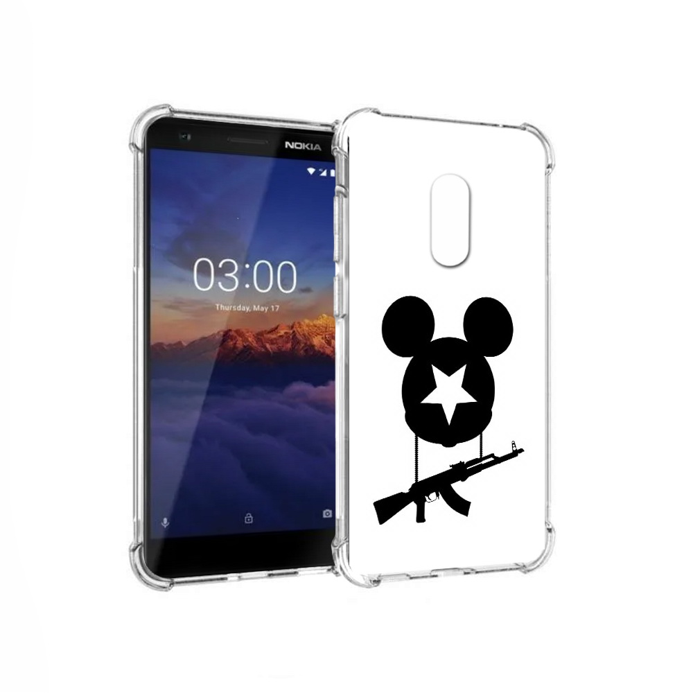 

Чехол MyPads Tocco для Nokia 3.1 АК Микки (PT114125.119.26), Прозрачный, Tocco