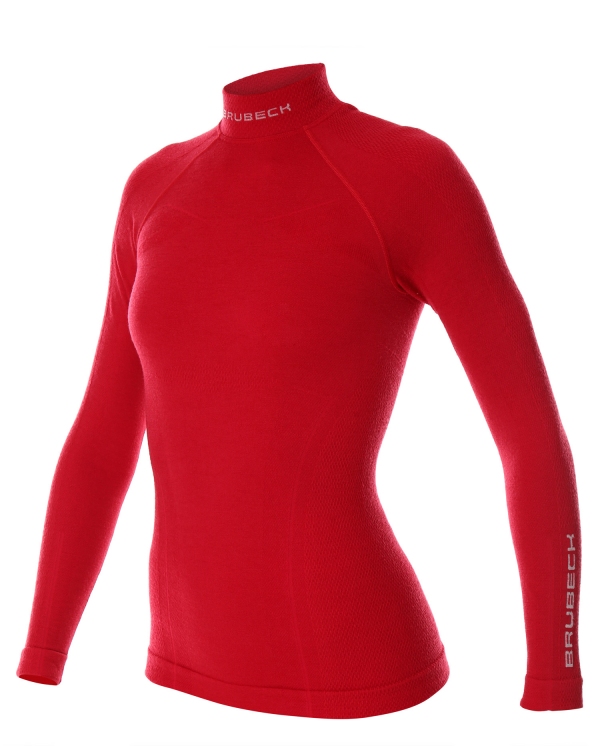 

Термолонгслив Brubeck Wool Merino W, малиновый, L, Wool Merino W