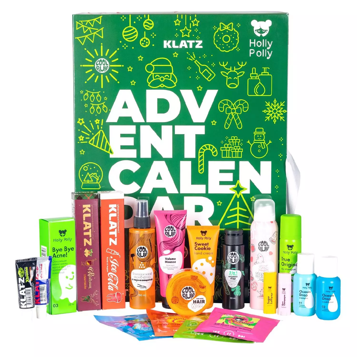 

Адвент календарь мультибрендовый Holly Polly Cool Rule Klatz