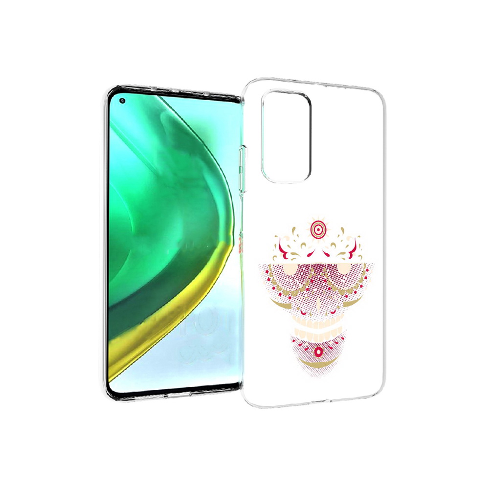 Чехол MyPads Tocco для Xiaomi Mi 10T Pro карнавальный скелет абстракция (PT154683.267.386)