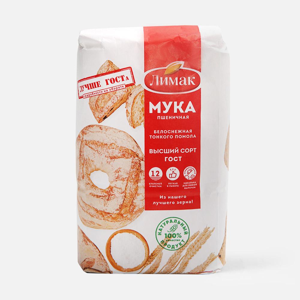 

Мука пшеничная Лимак хлебопекарная, высший сорт, 2 кг