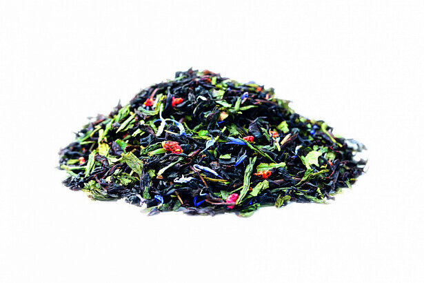 

Чай Gutenberg зелёный с чёрным Клубника в шампанском 400 г 4 уп.х100 г)