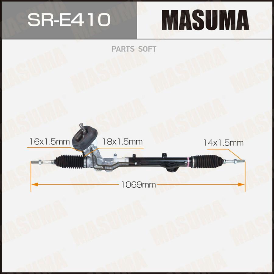 

Рейка рулевая MASUMA sre410