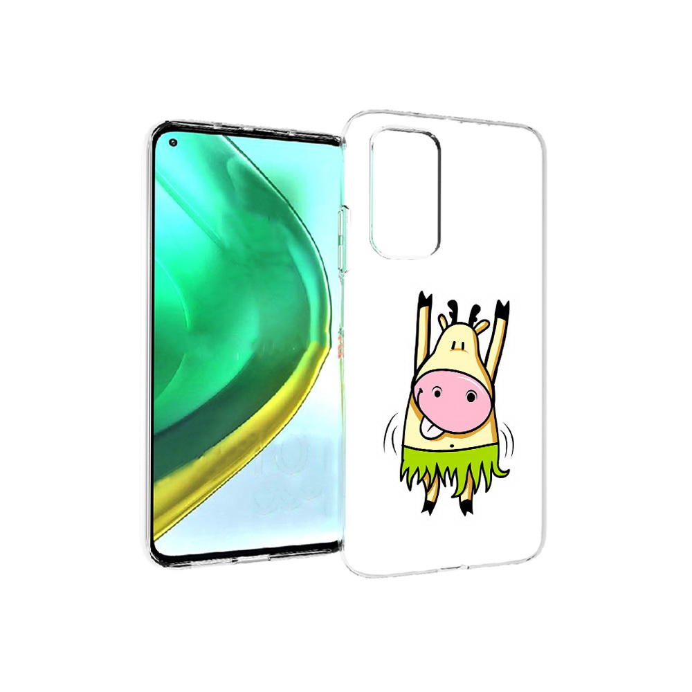 

Чехол MyPads Tocco для Xiaomi Mi 10T Pro Веселая корова (PT154683.267.42), Прозрачный, Tocco