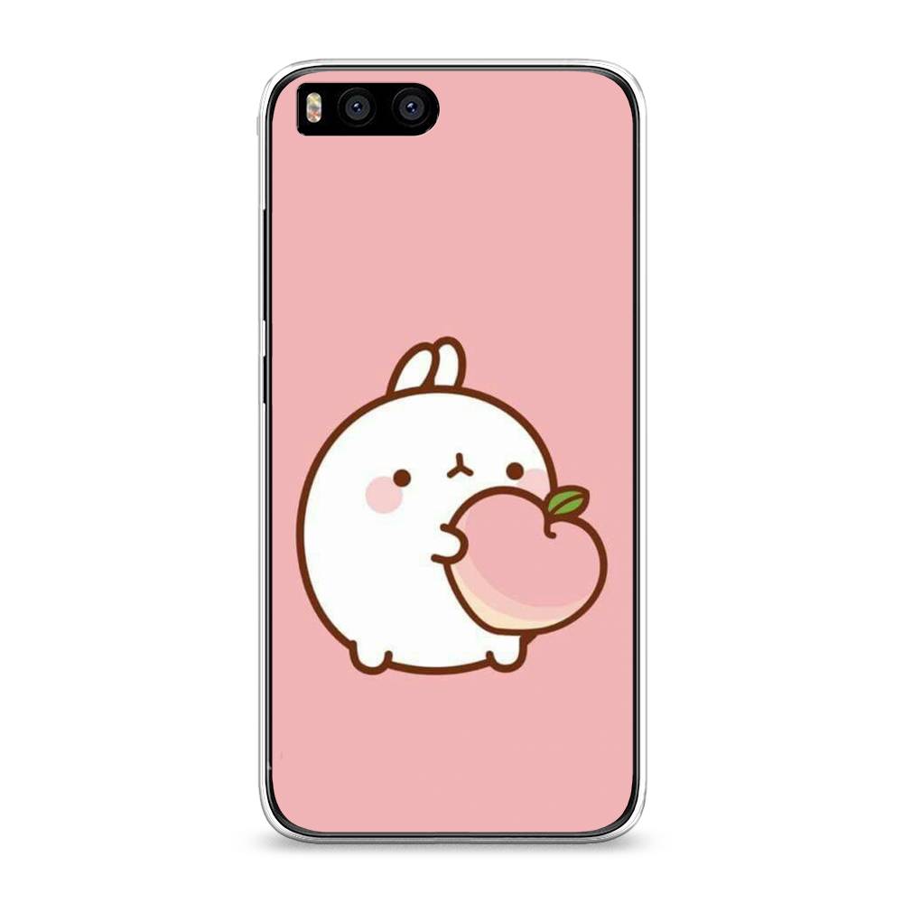 

Чехол Awog на Xiaomi Mi6 "Кролик с персиком", Разноцветный, 30650-1