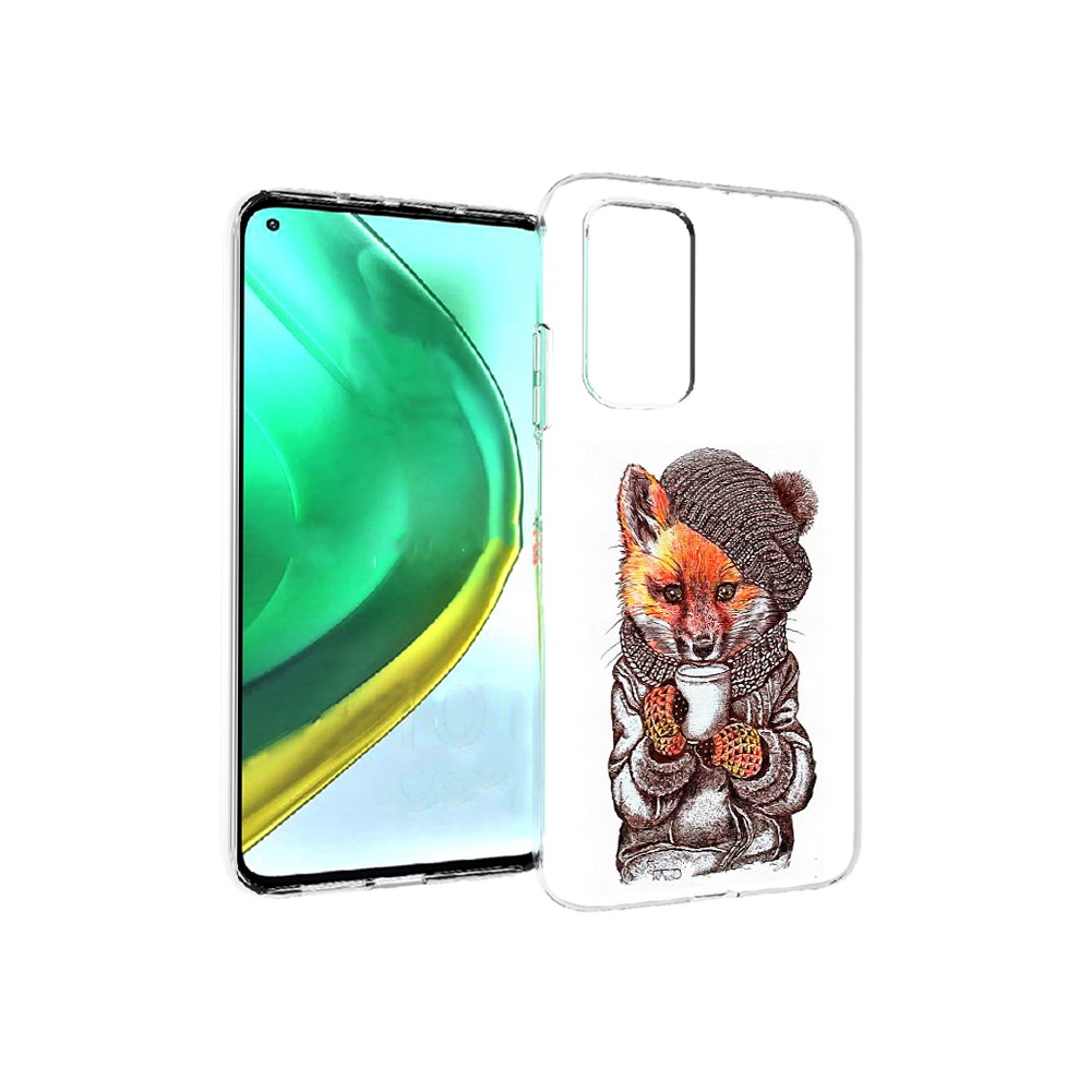 

Чехол MyPads Tocco для Xiaomi Mi 10T Pro лиса в шапке (PT154683.267.437), Tocco