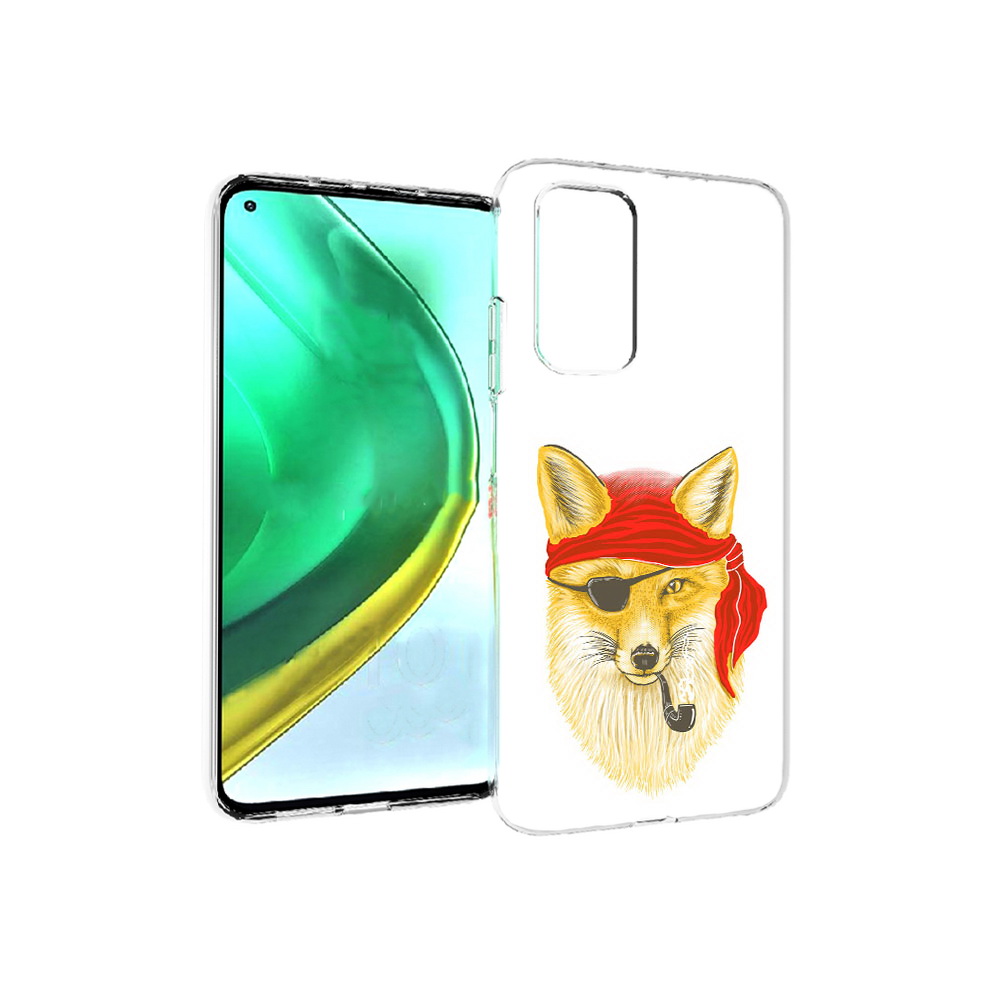 

Чехол MyPads Tocco для Xiaomi Mi 10T Pro лиса-пират (PT154683.267.440), Прозрачный, Tocco