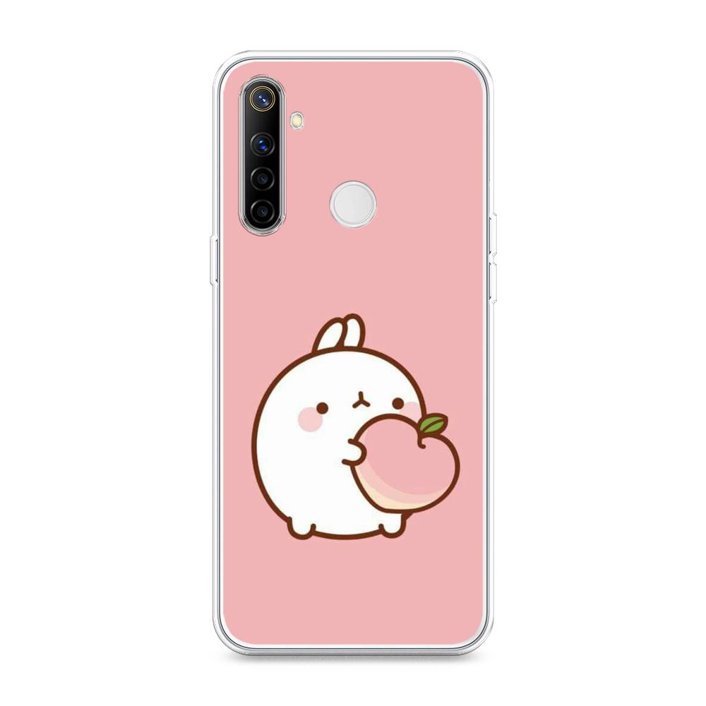 

Чехол Awog на Realme 6i "Кролик с персиком", Разноцветный, 252950-1