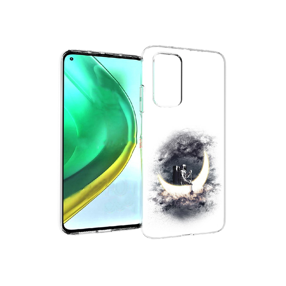 

Чехол MyPads Tocco для Xiaomi Mi 10T Pro лунный путешественник (PT154683.267.448), Прозрачный, Tocco