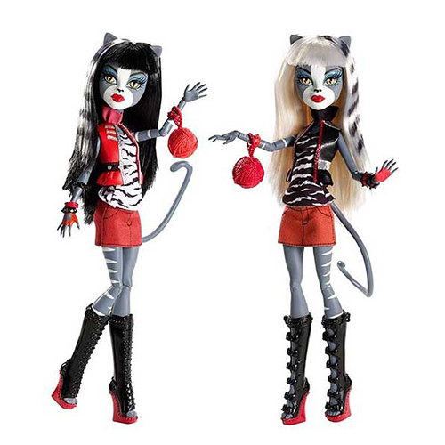 

2 куклы Mattel Purrsephone, Meowlody Basic Twin Sisters, W9215, Twin Sisters