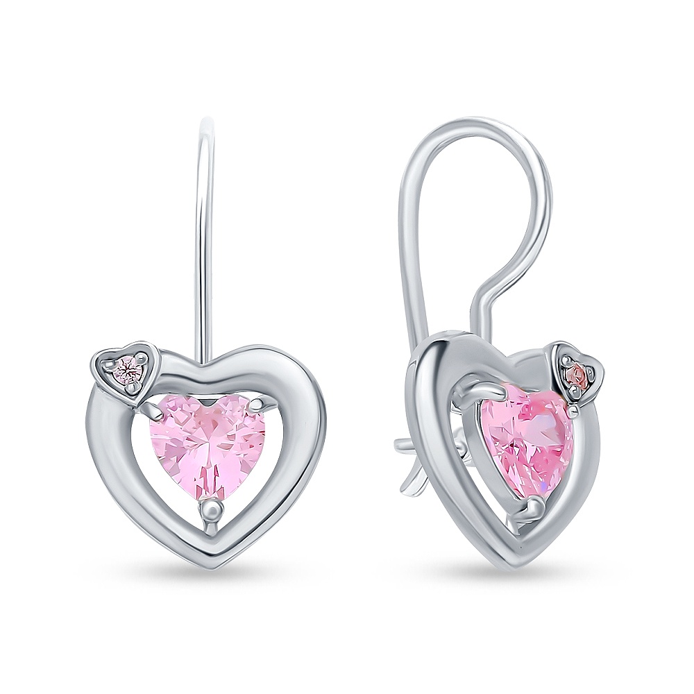 

Серьги из серебра 585Gold 902000545, фианит, 902000545