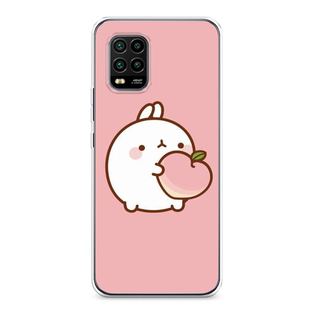 

Чехол Awog на Xiaomi Mi 10 Lite "Кролик с персиком", Разноцветный, 38550-1