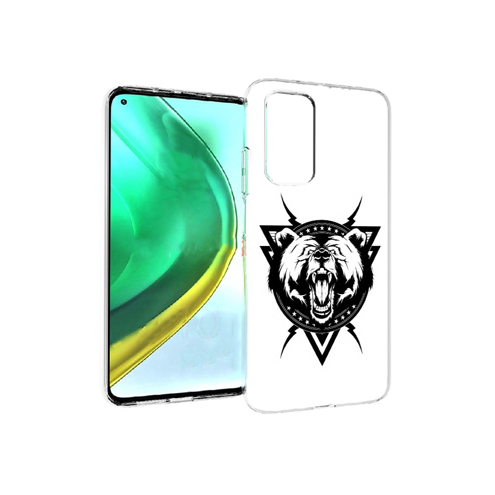 

Чехол MyPads Tocco для Xiaomi Mi 10T Pro медведь в треугольнике (PT154683.267.464), Прозрачный, Tocco