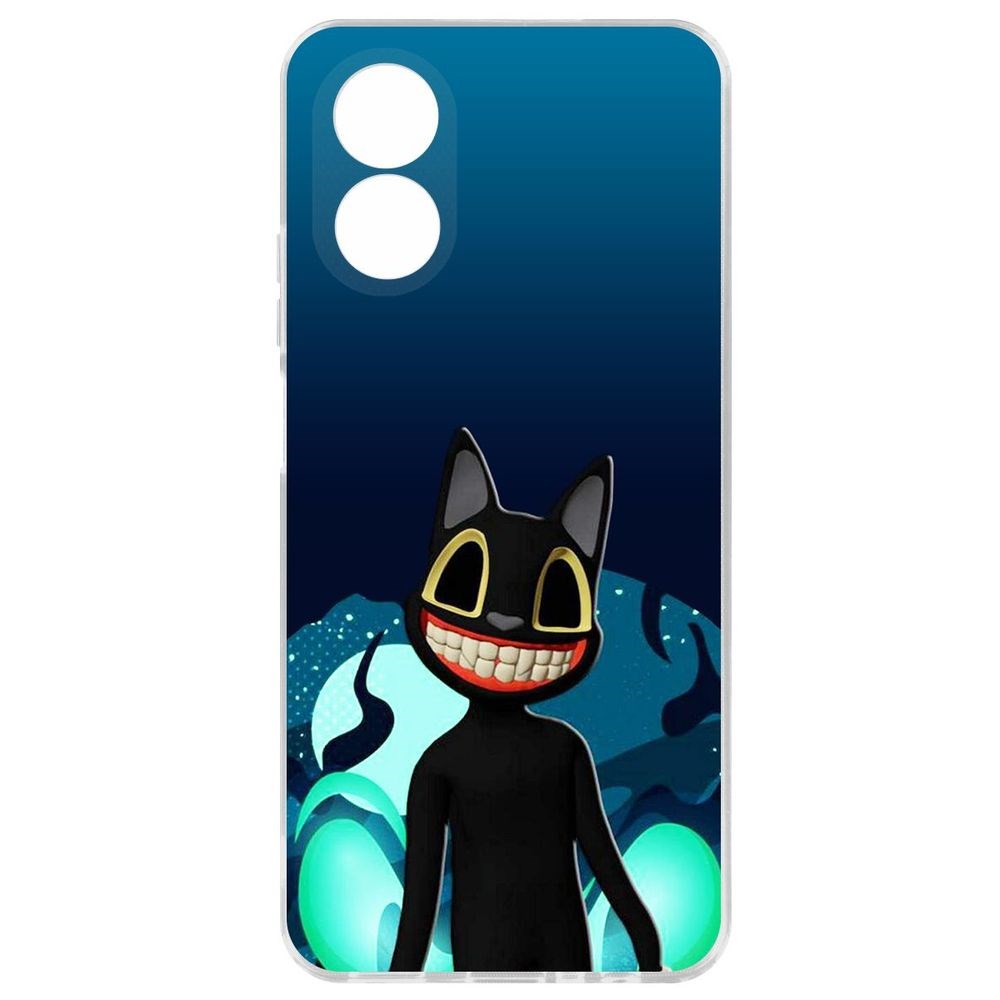 

Чехол-накладка Krutoff Clear Case Хаги Ваги - Картун Кэт для Oppo A38 4G, Прозрачный