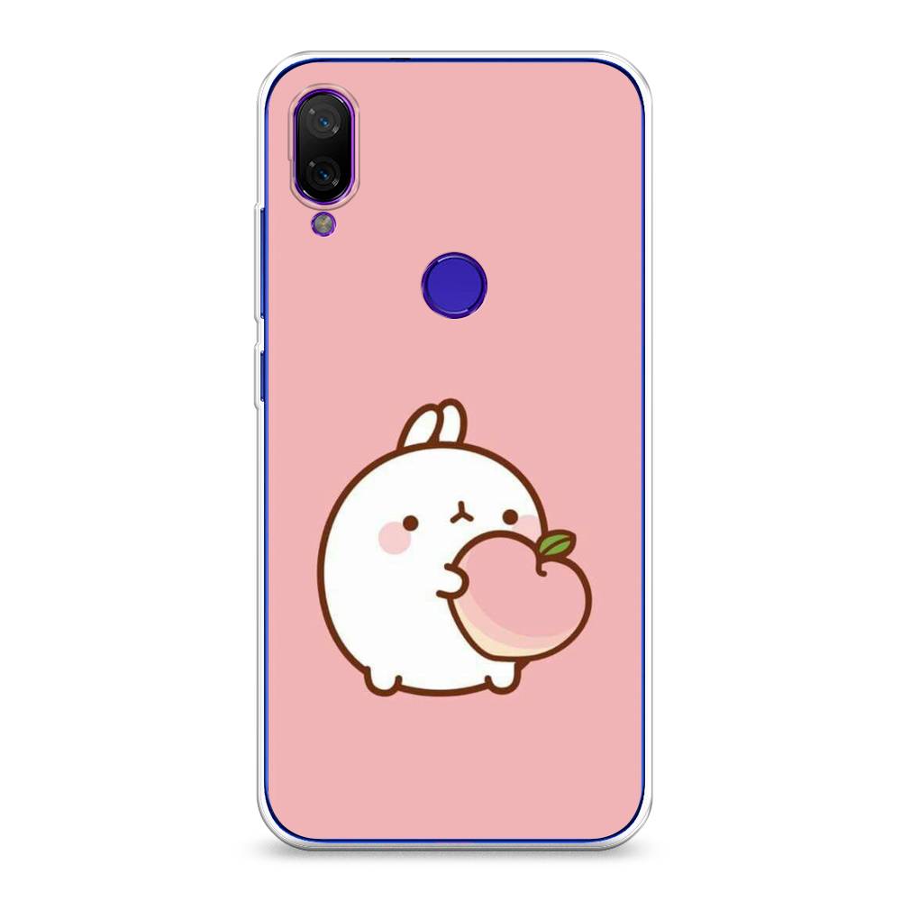 

Чехол Awog на Xiaomi Mi Play "Кролик с персиком", Разноцветный, 35350-1