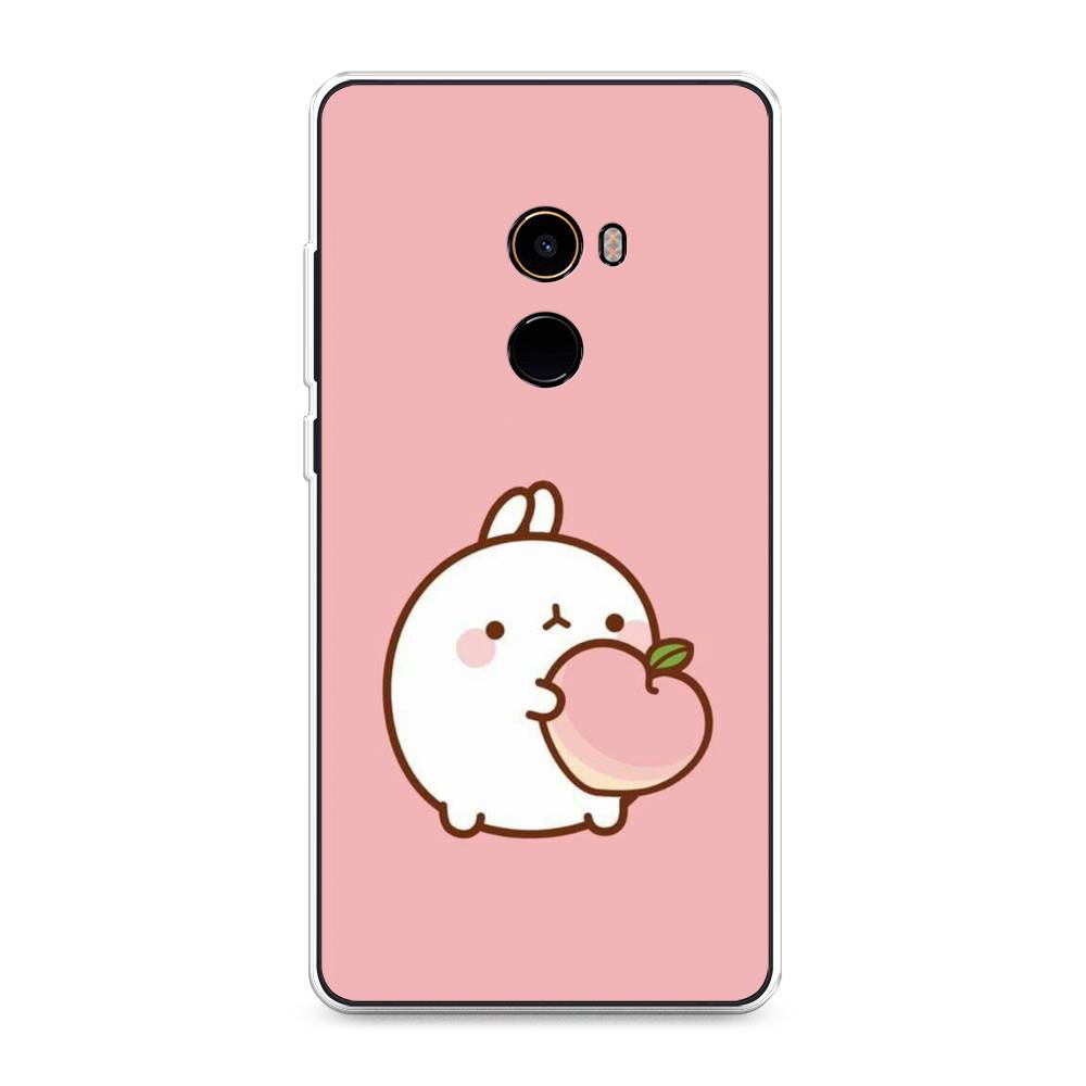 

Чехол Awog на Xiaomi Mi Mix 2 "Кролик с персиком", Разноцветный, 32550-1