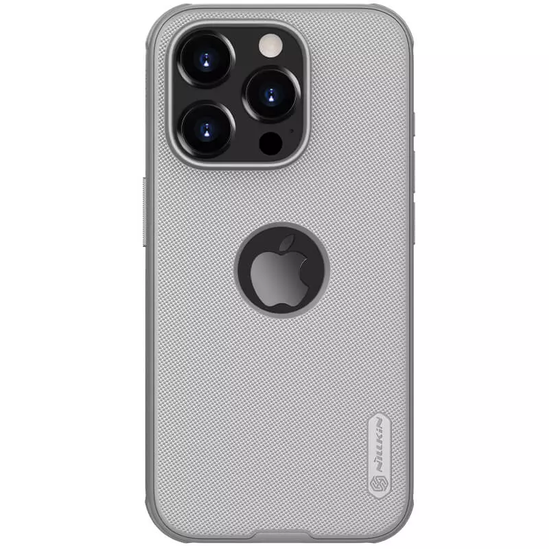 

Чехол Nillkin Super Frosted Shield Pro, titanium gray, (AP IP15 Pro Max), Серый