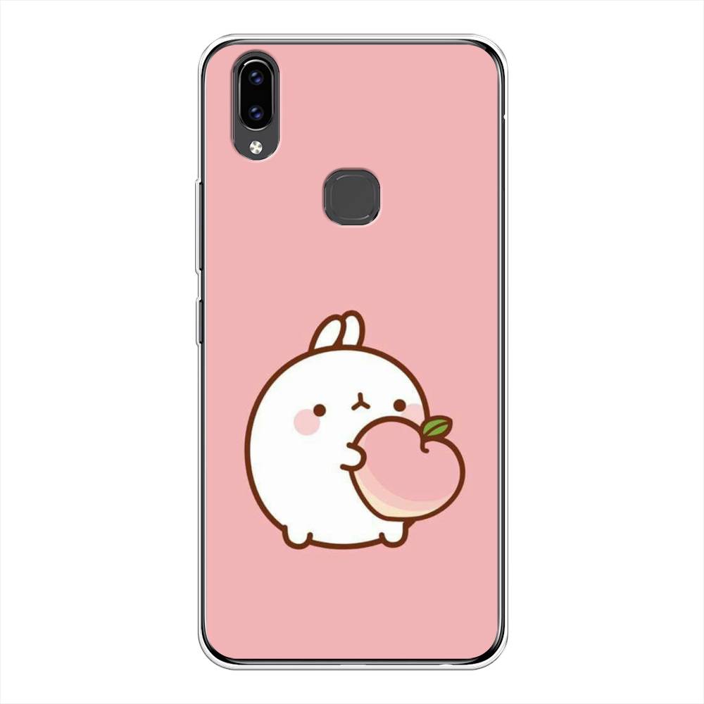 

Чехол Awog на Vivo V9 "Кролик с персиком", Разноцветный, 260150-1