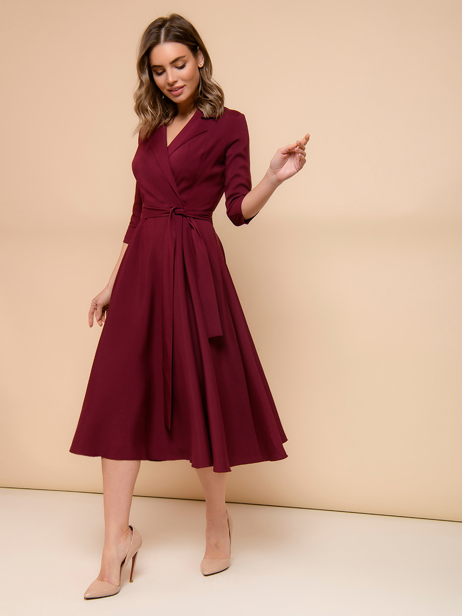 

Платье женское 1001dress 102082 красное 46, Красный, 0102082