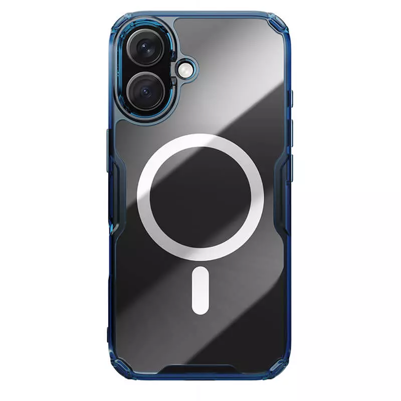 

Чехол Nillkin Nature TPU Pro Magnetic Case, Blue, (AP iP16 Plus), Синий