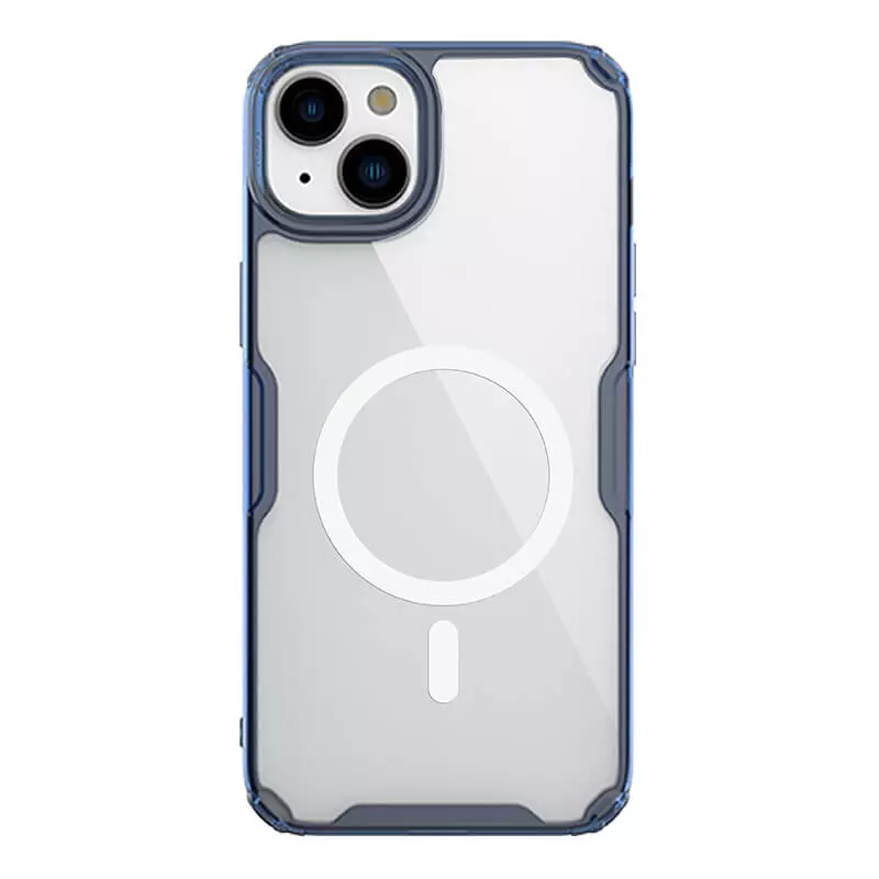 

Чехол Nillkin Nature TPU Pro Magnetic Case, Blue, (AP IP15 Plus), Синий