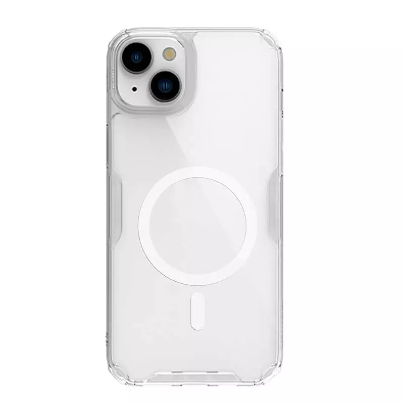 

Чехол Nillkin Nature TPU Pro Magnetic Case, White, (AP IP15 Plus), Прозрачный