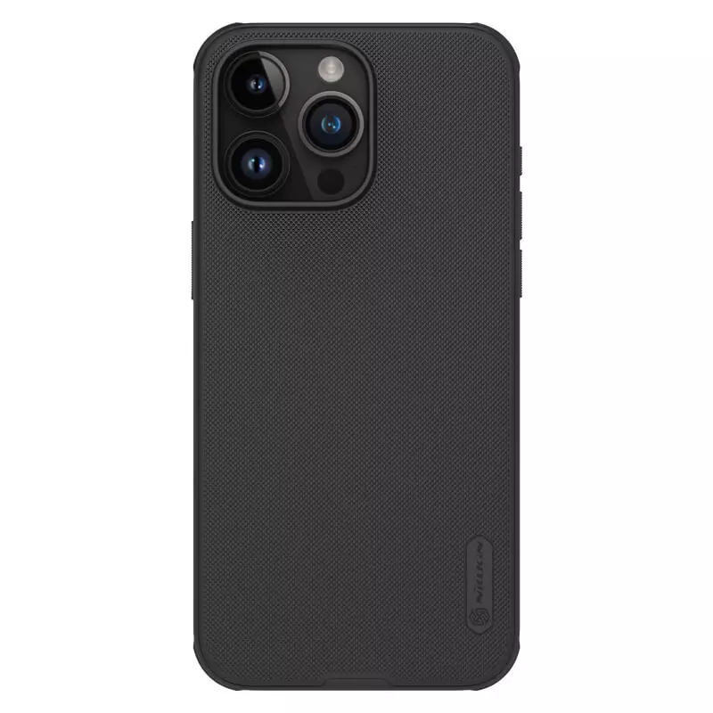 

Чехол Nillkin Super Frosted Shield Pro, Black, (AP IP15 Pro Max), Черный