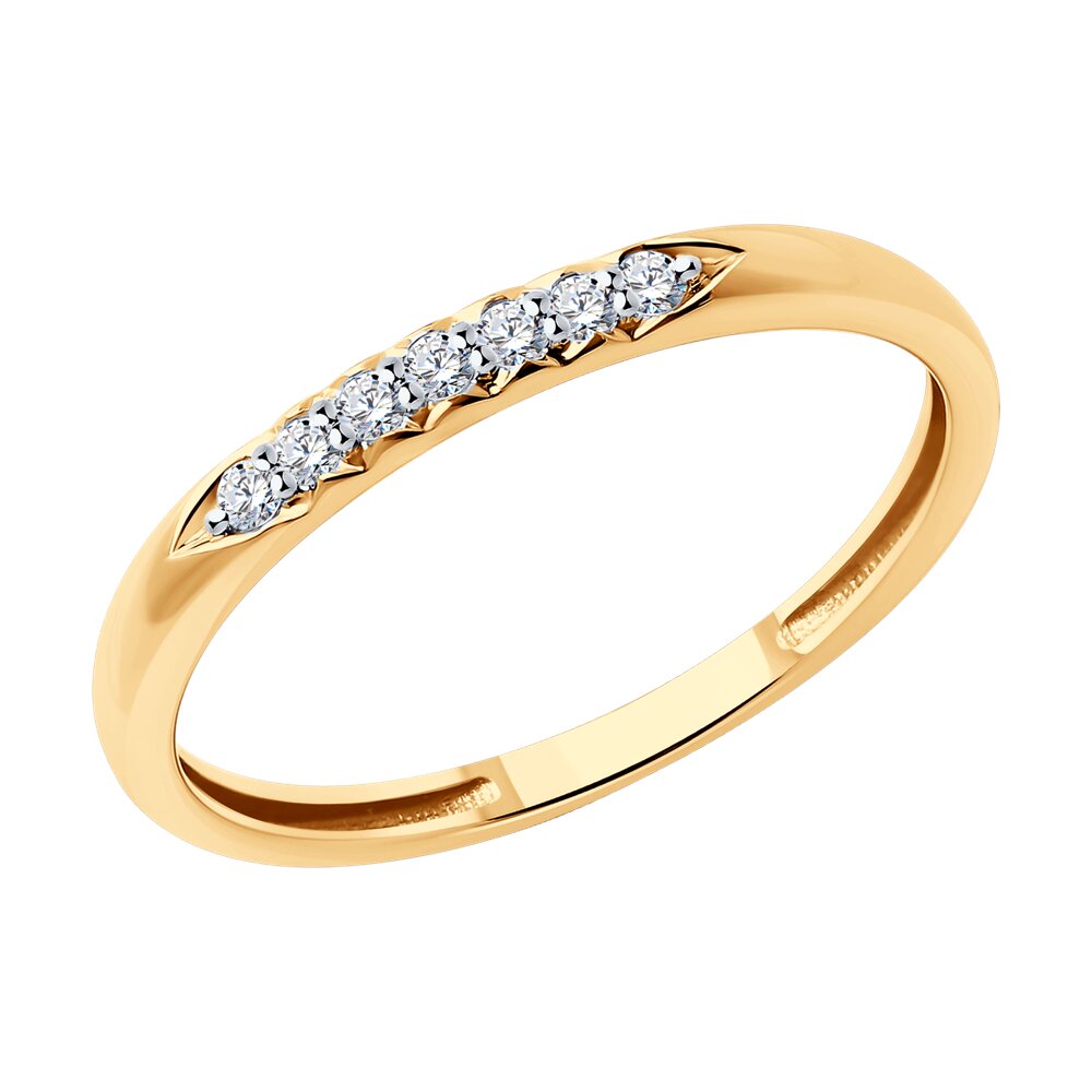 

Кольцо из красного золота р. , Diamant 51-210-02079-1, бриллиант, 51-210-02079-1