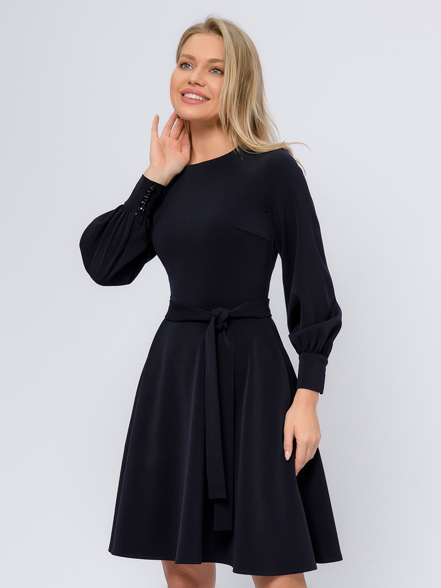 

Платье женское 1001dress 102201 синее 42, Синий, 0102201