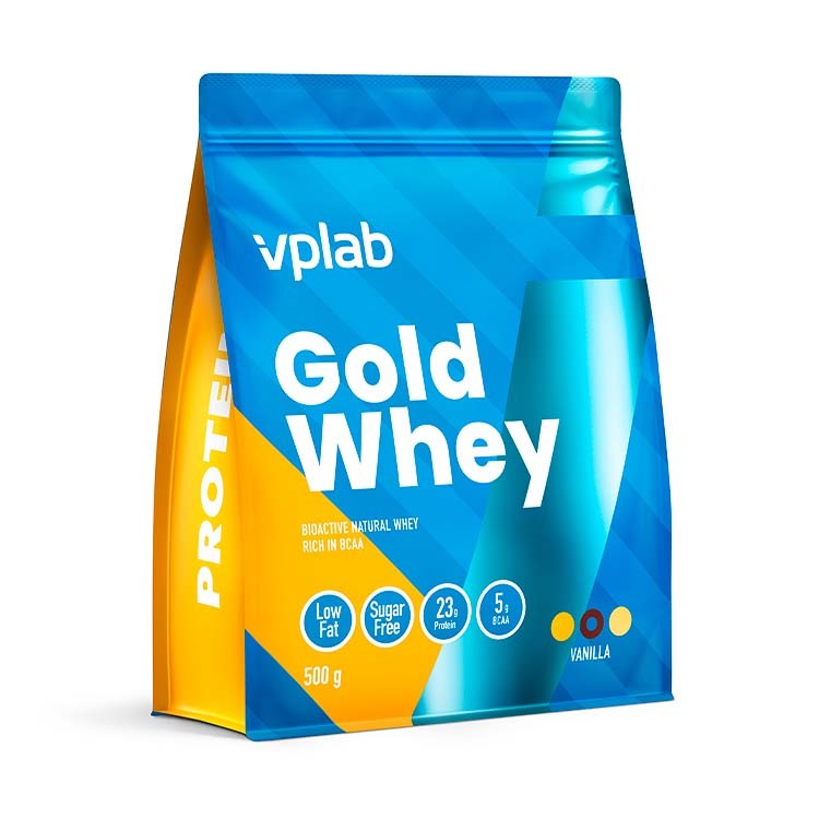 vplab Gold Whey, 500 г, вкус: ваниль